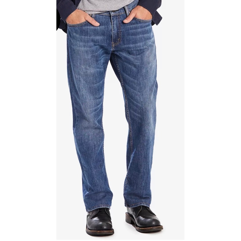 Levi's 559 Relaxed‎ Straight Jeans Mens 30x30 Blue Excellent Medium Wash Stretch